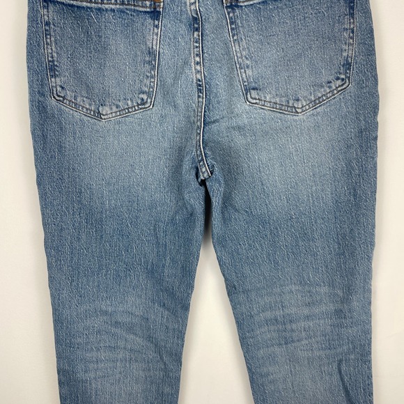 Madewell The Perfect Vintage Jean In Bainton Wash Raw Hem Edition Size 27 New - Picture 12 of 14